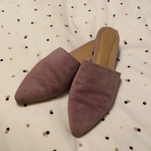 Lavender ABLE Suede Mules